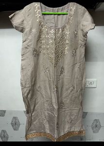 Elegant Embroidered Kurta