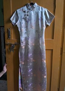 Floral Cheongsam Dress