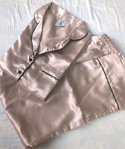 Silky Pink Pajama Set