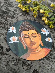 Buddha painting realistic work acrylic