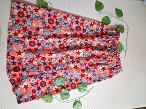 Printed Skirt (Knee Length)