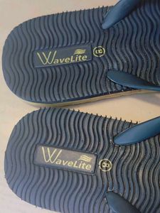 New branded White Shaded Blue Slippers