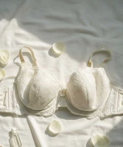 Elegant White Lace Bra