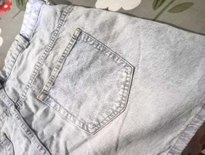 Light Wash Denim Shorts