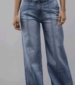 Roadster Blue High Rise Wide Leg Jeans