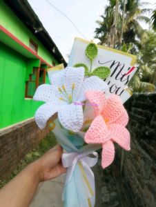 Crochet  lilyyFlower Bouquet❄️✨