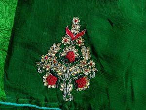 Green Saree