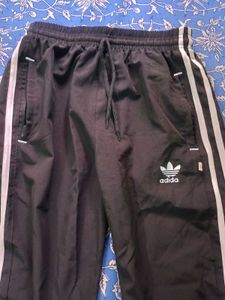black joggers pants white stripes sweatpants grip