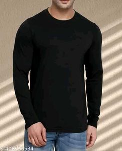 Classic Black Full Sleeve T-Shirt