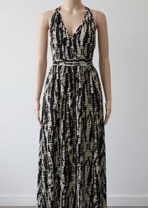 abstract maxi dress
