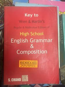 English Grammar And Composition By Wren And Martin