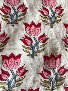 Floral Print Cotton Top