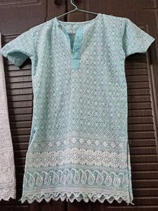 Chikankari Kurti With Plazzo