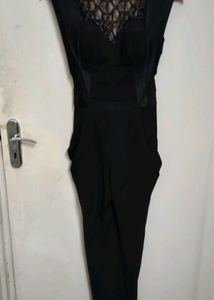 Chic Black Luxury Designer Jumpsuit