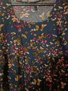Butterfly Print Top