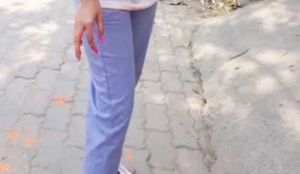 Lavender Casual Trousers