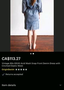 🏖Rs300 Only Today Offer DENIM DRESS🏝