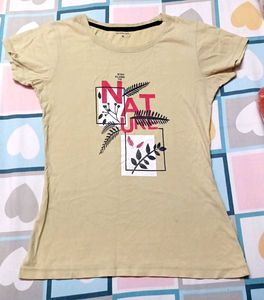 lime green Graphic Print Women's T-Shirt