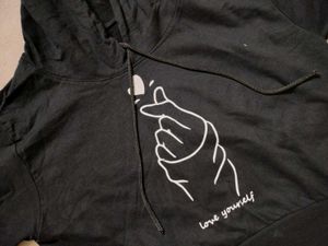 Black 'Love Yourself' Hoodie