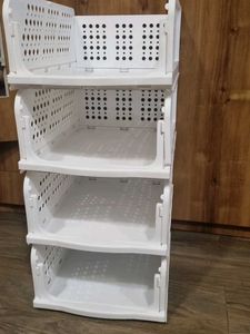 Plastic Wardrobe Organiser Set Of 4