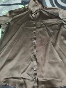Turtle Party Wear Black Shirt