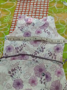 Floral Print Dress with Belt