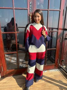 Stylish Color Block Co-ord Set