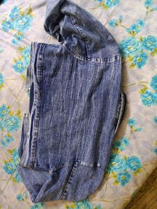 Denim Cropped Jacket