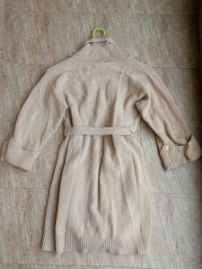 Beige Overcoat