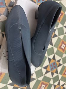 Elegant Blue Comfort Heels