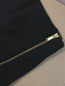 Black Zipper Skirt
