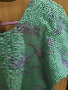 Floral Green Kurta Set