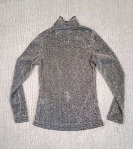 SHEIN Gray Turtleneck Top