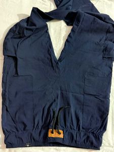 Navy Blue Lightweight Cargo Pants