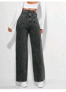 Straight Fit Jeans For Women And Girl
