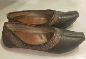 Leather Juttis - Traditional Footwear For Kids