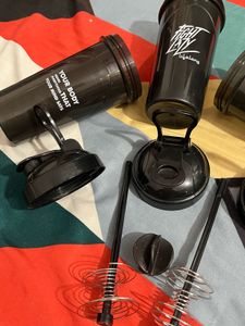 Set of 3 New Shaker Bottles