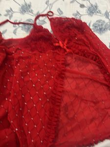 Red Lingerie Set