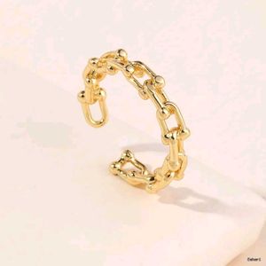 Gold Chain Ring
