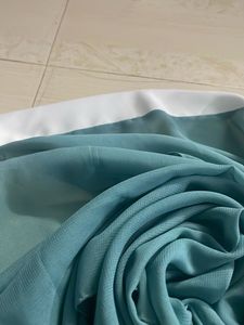 Sea Green Chiffon Stole