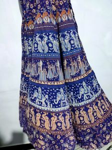 Designer Jaipuri Print Gown