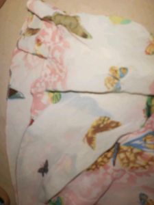 Butterfly Print Layered Top