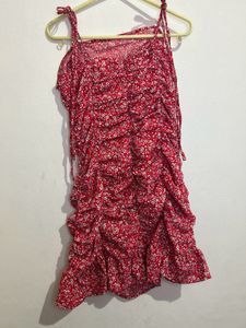 Floral Print Mini Dress