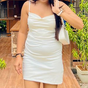 White Bodycon Mini Dress