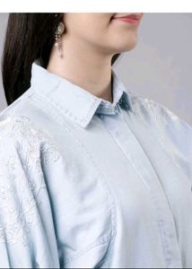 Tokyo talkies Denim Korean Oversized shirt Top