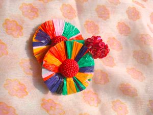 Colorful Flower Earrings