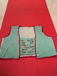 Green Top/ Shrug For Girls