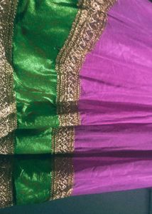 Purple Gown with Silver Detail