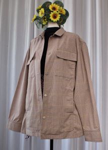 Korean Unisex Plaid Shacket