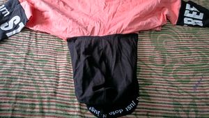 Cute Pink Top &amp; Denim Shorts Set